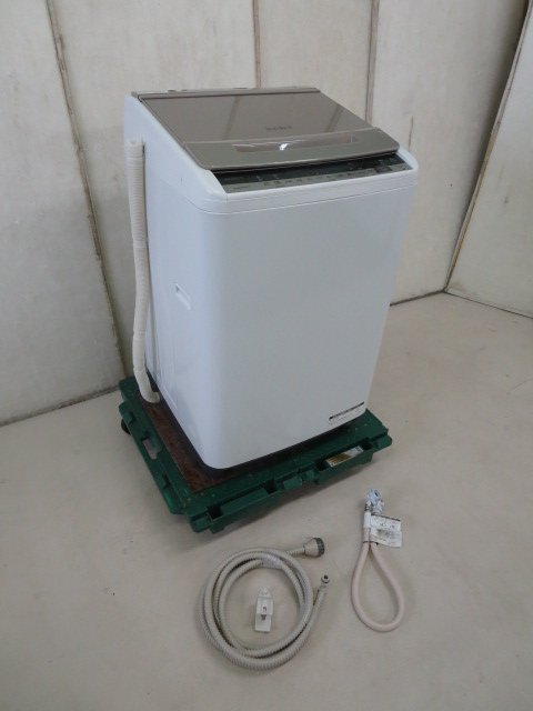 ■日立 8kg 全自動洗濯機 BW-V80E[1114AH]7BY!-1