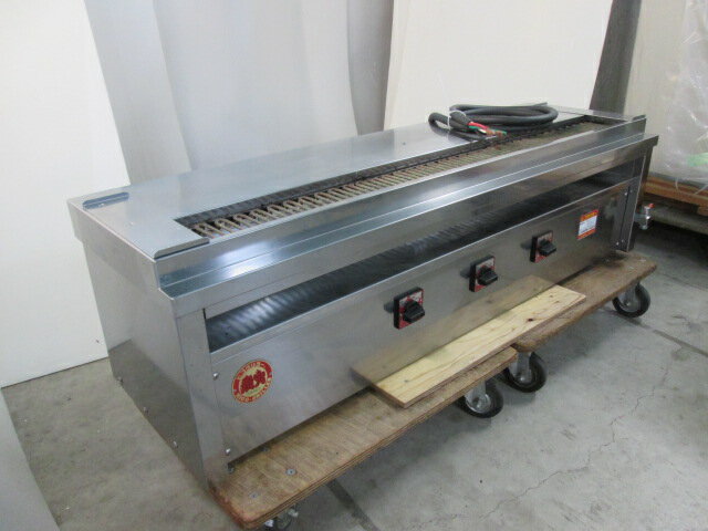 ヒゴグリラー 電気グリラー（焼鳥専用タイプ 卓上型） 3P-212KC 三相200V 営業所止め(0804AT)7BE-14【..