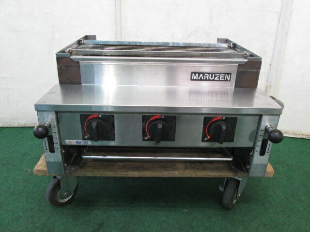 マルゼン ガス下火式焼物器「炭焼き」赤外線バーナー MGK-306 LPガス用(1204CH)7BT-13【中古】【RCP】...