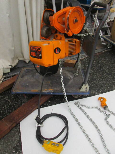 楽天市場】電動 チェーン ブロック 中古の通販