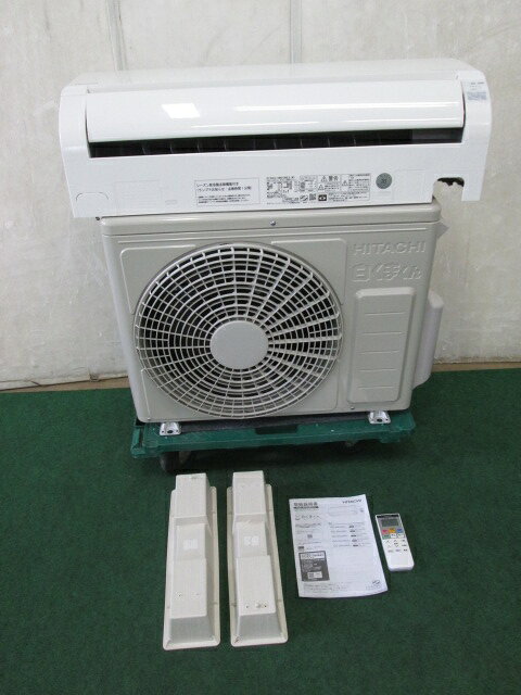 12-Tatami-Mat Room - '23年 6~9畳 日立 エアコン 2.2kw 白くまくん RAS-DM22NE3(W)(0210AH)7AY-23【中古】【RCP】
