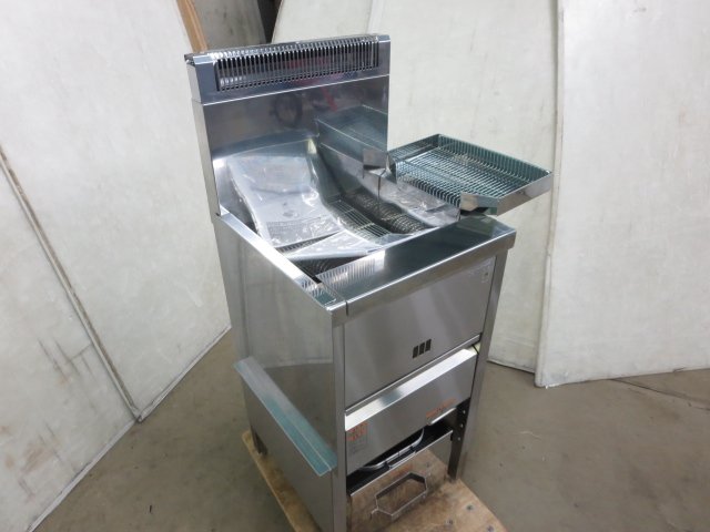 ※▼'22 タニコー 涼厨ガスフライヤー 一槽式 TGFL-B4345C-U LPガス 未使用[1119DT]7BY!-1【RCP】