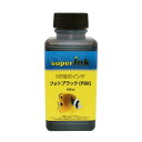 【純正に近いインク】HP用 フォトブラック(染料)詰め替え 詰替えインク 互換インク superInk 100ml(全機種対応)