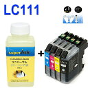 4-iyڐŕzuU[superInk tƌ݊CN@ LC111݊4{Zbg LC111BK@LC111M LC111C LC111Y lc111-4pk v^[CN@