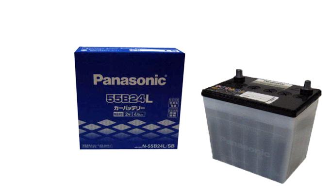 Panasonic バッテリー SB シリーズ N-55B24L/SB エスクード エブリィ エブリィプラス エブリィランディ エリオ カルタス シボレークルーズ ジムニー ジムニーシエラ スイフト ソリオ ソリオバンディット バレーノ ワゴンRソリオ 等 用