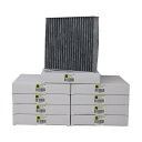 エアコンフィルター SCF-9015A 10枚セット カーエアコンフィルター 活性炭