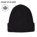 House Of Blanks ハウスオブブランクス 無地 コットン ニットキャップ ビーニー カナダ製 Shaker Knit Beanie MADE IN CANADA 帽子 シンプル おすすめ ブランド メンズ 男性 レディース 女性 ユニセックス