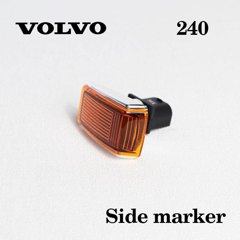 VOLVO　ボルボ　240　ワゴン　セダン サイドマーカー　クローム　740　940　850　1個