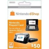 新品WiiU・3DSパーツNintendoeShopCard$50/ニンテンドーイーショップカード50ドル【海外北米版】