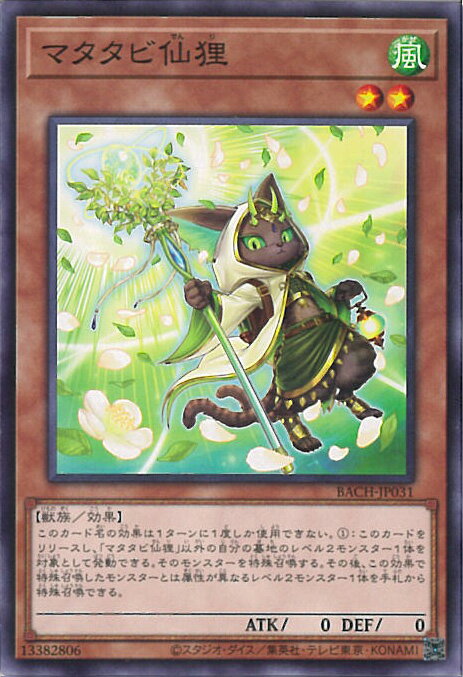 【中古】遊戯王 マタタビ仙狸 【BACH