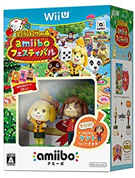 【ブラックフライデー！ポイント10倍★11/27 01:59迄】 【中古】WiiU どうぶつの森 amiiboフェスティバル(ケント付き) ●