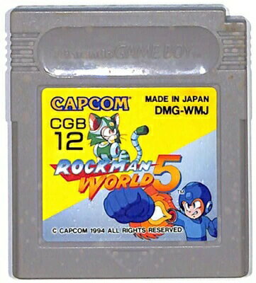 【中古】GB ロックマンワールド5 ※カートリッジのみ 【中古】GB ロックマンワールド5 ※カートリッジのみ