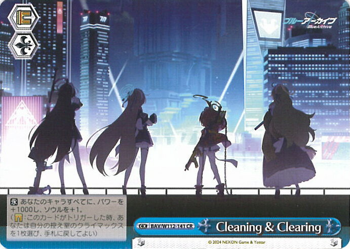 ヴァイスシュヴァルツ Cleaning & Cleari