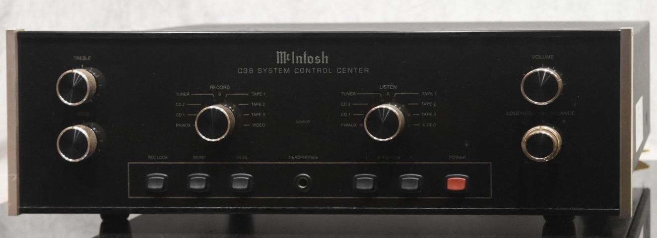 【中古】Mclntosh マッキントッシュ プリアンプ C38