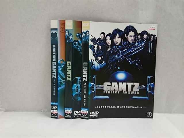 xs946 レンタルUP☆DVD GANTZ (実写版) 全3巻 ※ケース無