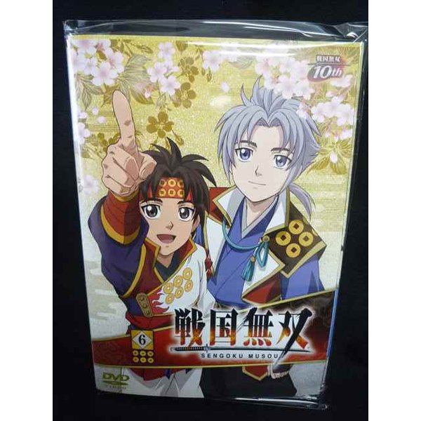 xs580 レンタルUP＃DVD 戦国無双 全6巻 ※ケース無