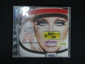 1100 レンタル版CD キープス・ゲッティン・ベター~グレイテスト・ヒッツ/クリスティーナ・アギレラ 【歌詞・対訳付】 47385