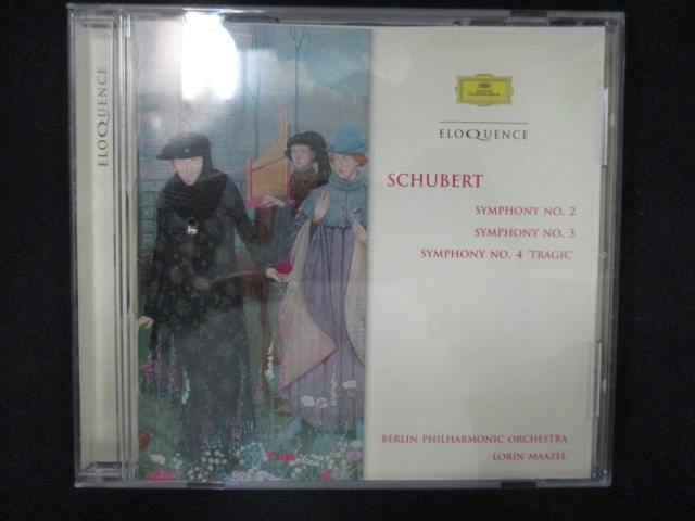 902＃中古CD Schubert: Sym No 2 3 & 4 (輸入盤) 463 398-2