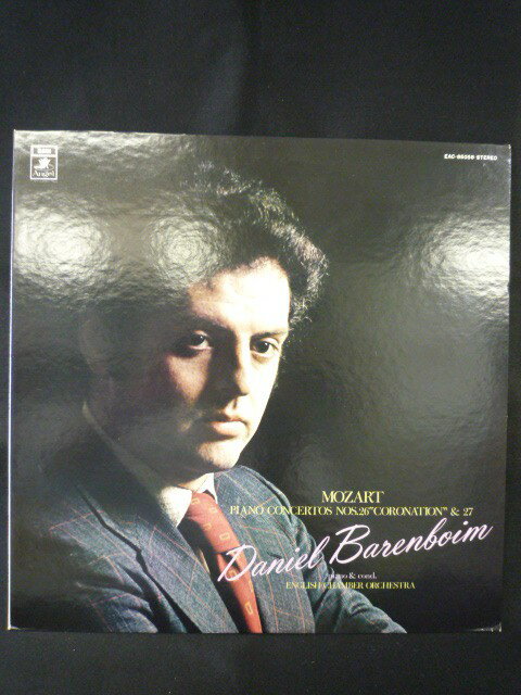 LP/レコード 0003■ダニエルバレンボイム/モーツァルト ピアノ協奏曲第26番 他/EAC85058
