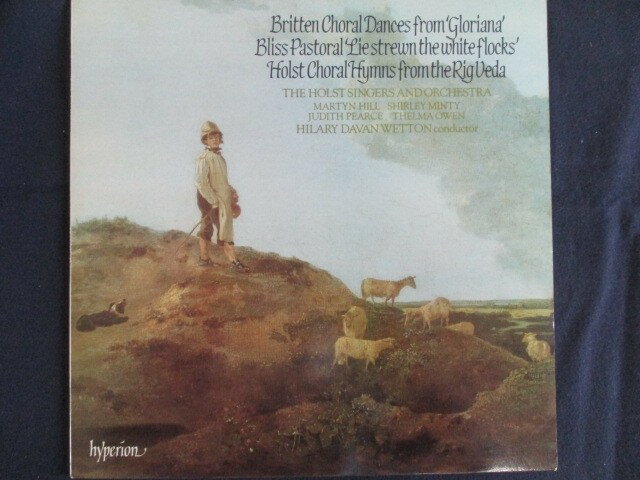 LP/レコード 0104■HOLST SINGERS & ORCHESTRA WETTON/BLISS BRITTEN HOLST CHORAL MUSIC/輸入盤/A66175