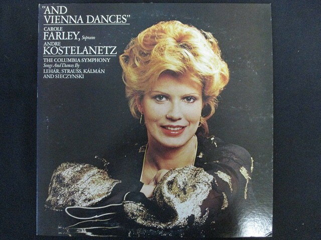 LP/レコード 0176■キャロルファーレイ アンドレコステラネッツ指揮 コロンビア交響楽団/AND VIENNA DANCES/25AC925