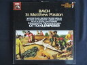 LP/レコード 0248■クレンペラー指揮 フィルハーモニア管弦楽団/バッハ マタイ受難曲/4LP/SLS827