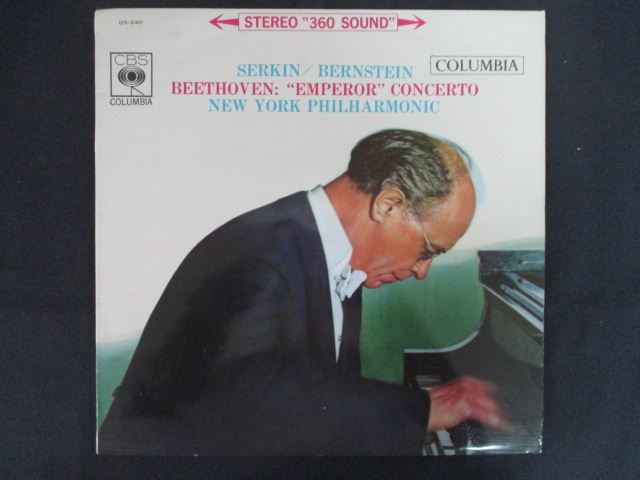 【ブラックフライデー！ポイント10倍★11/27 01:59迄】 LP/レコード 0283■ルドルフゼルキン/ベートーヴェン ピアノ協奏曲第5番変ホ長調作品73 皇帝/OS240