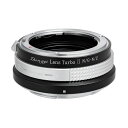 【P2倍+クーポン！マラソン】中一光学 Lens Turbo II N/G-NZ ニコンFマウント(Gタイプ対応)レンズ - ニコンZマウント フォーカルレデューサーアダプター