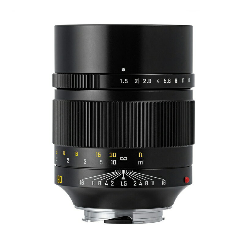 【P2倍 クーポン！マラソン】中一光学 SPEEDMASTER 90mm F1.5 ライカMマウント ブラック 単焦点レンズ【直販限定】