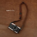 【送料無料】cam-in カメラストラップ コットン コーヒー 無地 CAM1442 丸穴型 ネックストラップ ショルダーストラップ 斜めがけ 肩掛け 首かけ カムイン