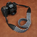 【送料無料】cam-in カメラストラップ コットン ブルー 編み込み CAM8773 ネックストラップ ショルダーストラップ 斜めがけ 肩掛け 首かけ カムイン