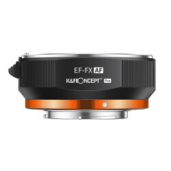 K&F Concept KF-EFX-AF（キヤノンEFマウントレンズ → 富士フイルムXマウント変換）電子マウントアダプター