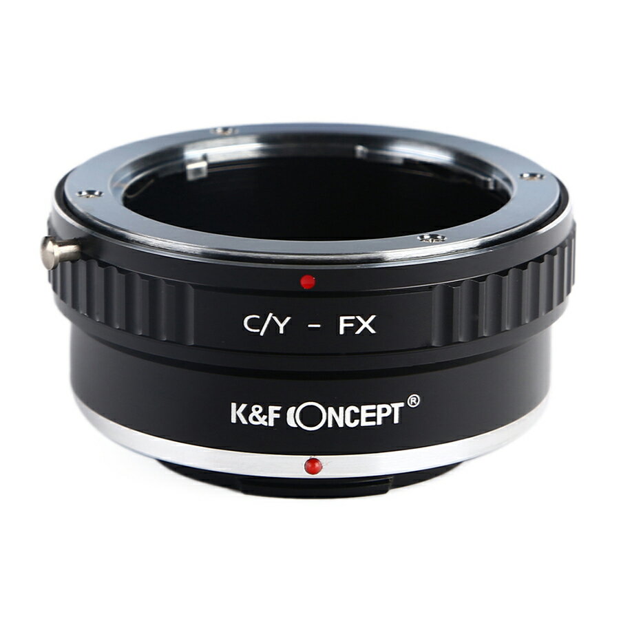 K&F Concept レンズマウントアダプター KF-CYX (ヤシカ・コンタックスマウントレンズ → 富士フィルムXマウント変換）