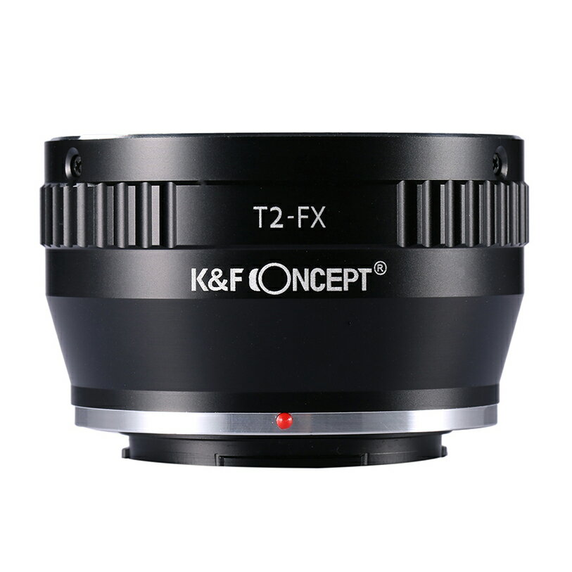 K&F Concept レンズマウントアダプター KF-T2X (Tマウントレンズ → 富士フィルムXマウント変換）