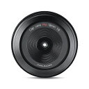 FUNLEADER CAPLENS Pro 18mm f/8 富士フイルムXマウント ボディキャップレンズ パンケーキレンズ ブラック