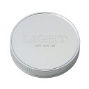 【P2倍+クーポン!マラソン】LIGHT LENS LAB レンズリアキャップ L-CM (S) カメラ用 レンズキャップ リアキャップ 「M 35 f/2」「M 50 f/2」 用 L-CM シルバー