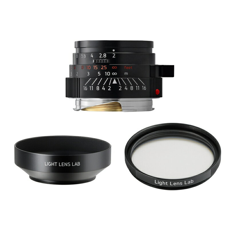 LIGHT LENS LAB M 50mm f/2 + 󥺥ա + UVե륿 LLL-50M (B) + L-S39 (B) +...