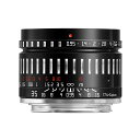 【P2倍 クーポン！マラソン】銘匠光学 TTArtisan 35mm F0.95 C ソニーEマウント APS-C用 レンズ ブラック×シルバー