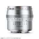 銘匠光学 TTArtisan 50mm f/1.2 C （ソニーEマウント 富士フイルムXマウント マイクロフォーサーズ キヤノンEF-Mマウント）シルバー 単焦点レンズ 中望遠