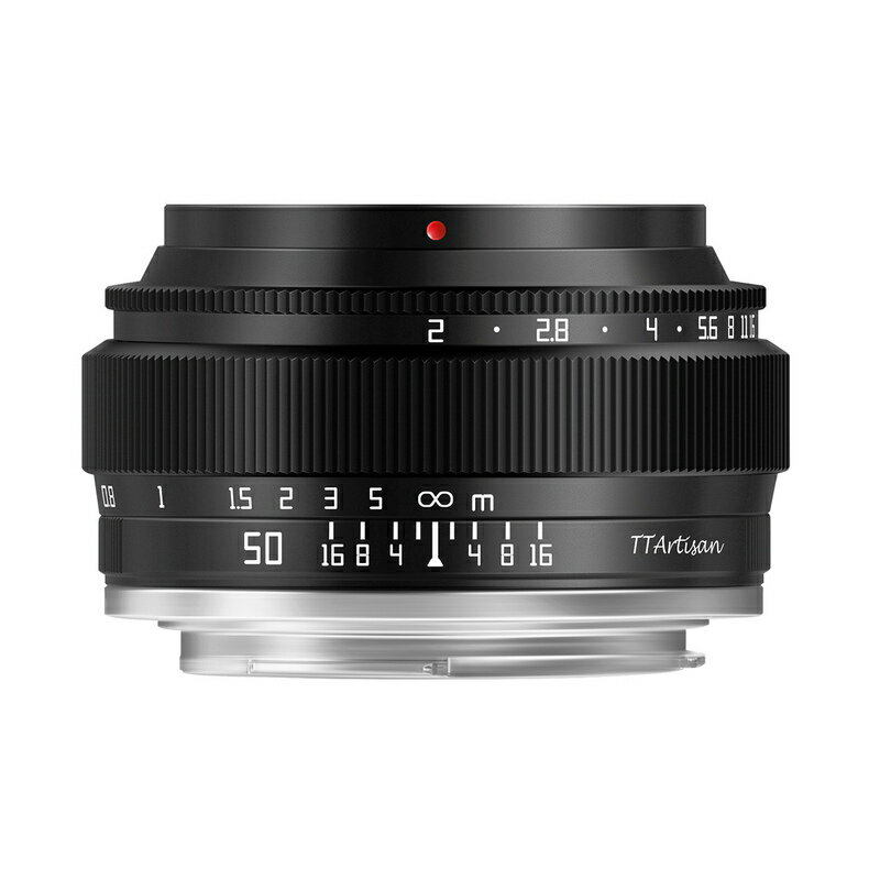 銘匠光学 TTArtisan 50mm f/2 フルサイズ対応 ソニーEマウント ブラック 単焦点レンズ 標準