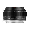 銘匠光学 TTArtisan 50mm f/2 フルサイズ対応 富士フイルムXマウント ブラック 中望遠