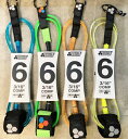 サーフィン リーシュコード マリンスポーツ XM SURF MORE Regular 9ft Surfboard Leash with Power Clip Quick Release Upgrade, Cord Thickness (.270in), Key Pocket, Unbreakable Swivels, Detachable Railsaver, Made in サーフィン リーシュコード マリンスポーツ