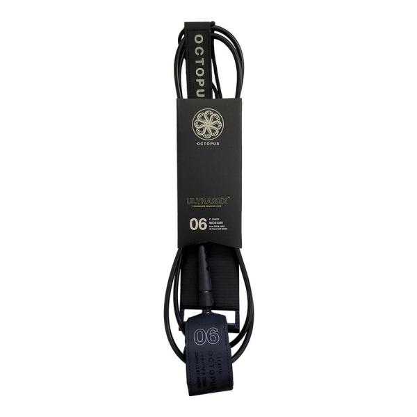 送料無料 OCTOPUS IS REAL 6FT COMP LEASH MEDIUM オクトパス リーシュコード ショートボード用 サーフィン