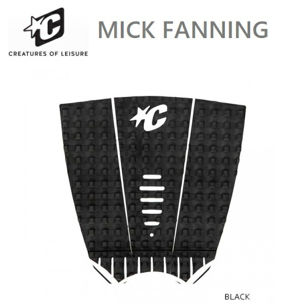 送料無料 CREATURES DECKGRIP MICK FANNING BLACK クリエーチャーズ デッキグリップ ミック・ファニング サーフィン デッキパッド TRACTION トラクション