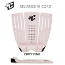 送料無料 CREATURES クリエイチャー RELIANCE III CORD DIRTY PINK DECKPAD TRACTION サーフボード デッキパッド トラクション