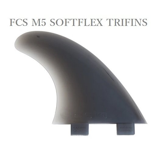 ̵  FCS FIN M-5 SOFTFLEX TRI SET 3FIN 3ܥå եȥեå THRUSTER ե 饹 ե ե եȥե