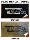 CHANNEL ISLANDS FLAG BEACH TOWEL 送料無料 ビーチタオル チャンネルアイランド AL MERRICK アル・メリック プレゼント...