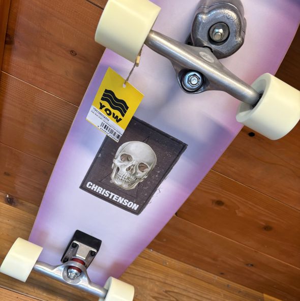 stonefishの日本正規品 YOW x CHRISTENSON HOLE SHOT 33.85” スケートボード サーフスケート スイングトラック クリステンソン ヤウ ヨウ SKATEBOARD コンプリート SURF｜アングル2
