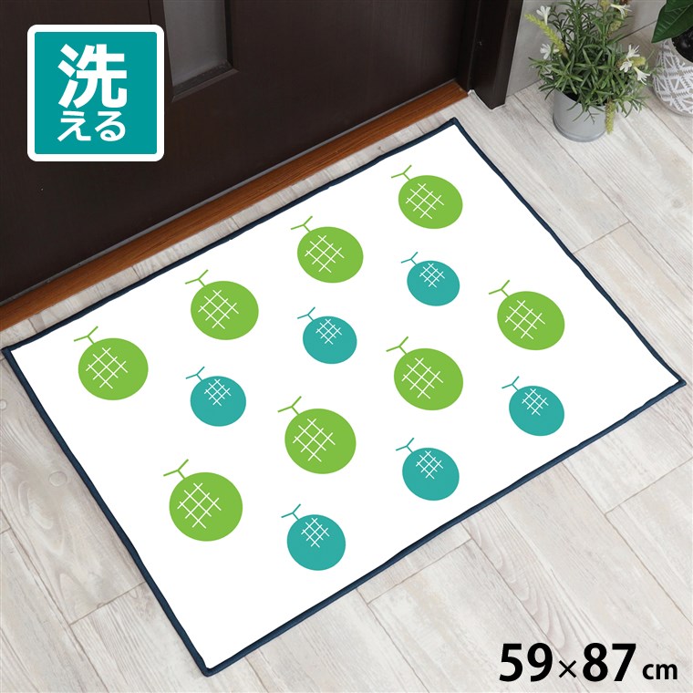 【先着1名99％OFFクーポン】3/4 20:00〜 玄関マット 室内 おしゃれ 洗える 約59×87cm キッチンマット ..