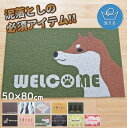 泥除けマット おしゃれ かわいい 泥落とし 大判 丸洗いOK 約50×80cm すべりにくい 置き配 玄関 ベランダ トイレ 屋外 屋内 入口 ウォッシャブル